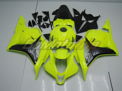 2009 2012 Honda Cbr600rr Fluorescent Yellow Fairing 1