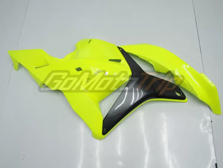 2009 2012 Honda Cbr600rr Fluorescent Yellow Fairing 8