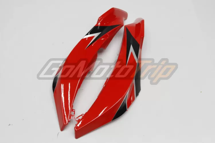 2009 2012 Honda Cbr600rr Red Black Fairing2 10