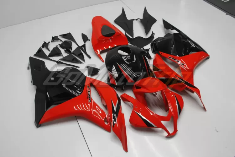 2009 2012 Honda Cbr600rr Red Black Fairing2 3