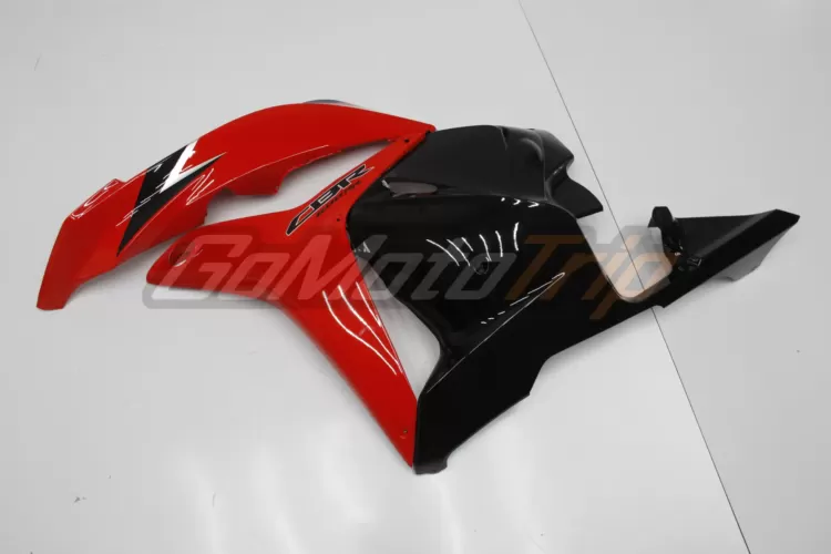 2009 2012 Honda Cbr600rr Red Black Fairing2 8