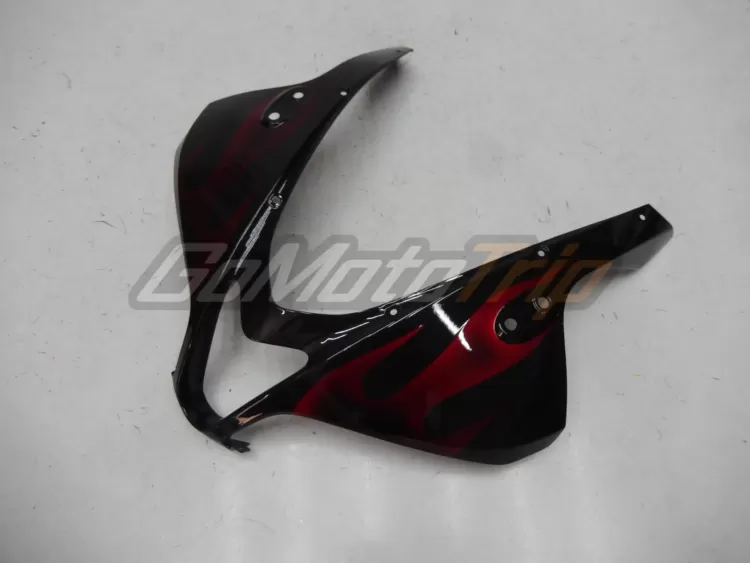 2009 2012 Honda Cbr600rr Red Flame Fairing 5