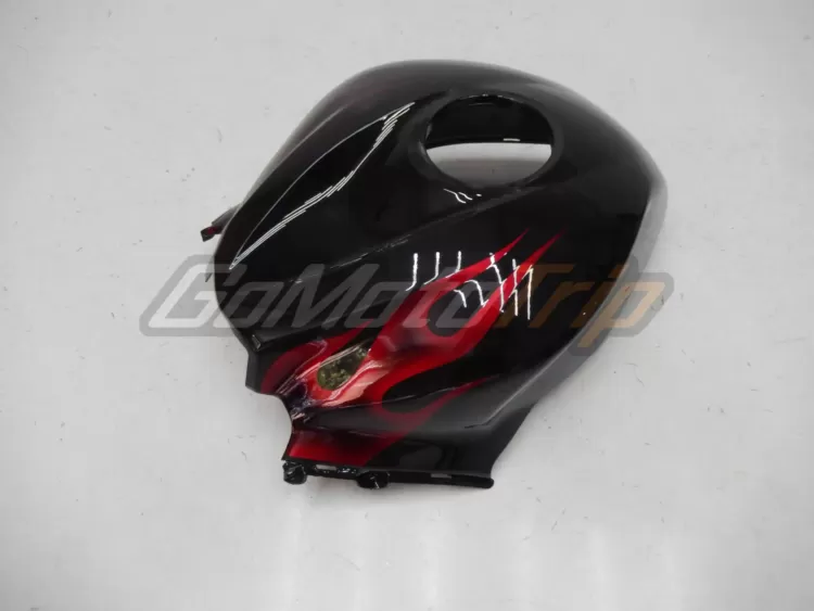 2009 2012 Honda Cbr600rr Red Flame Fairing 6