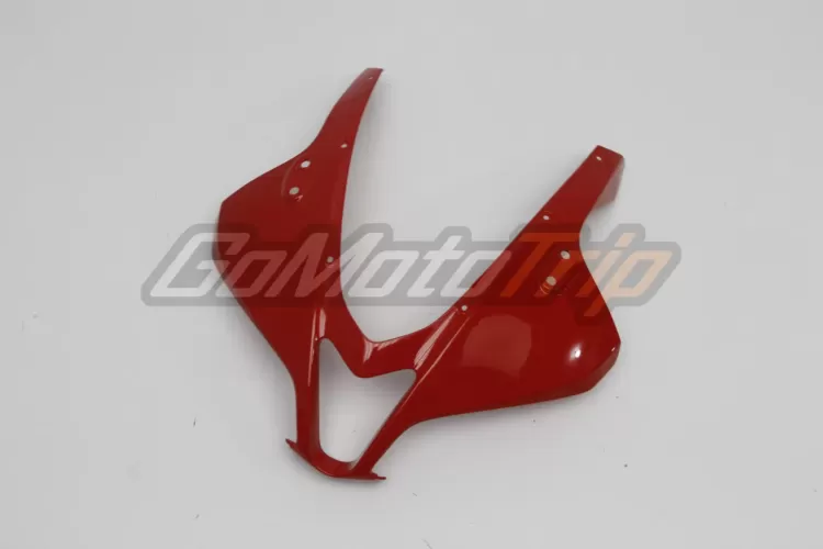 2009 2012 Honda Cbr600rr Red White Fairing 4