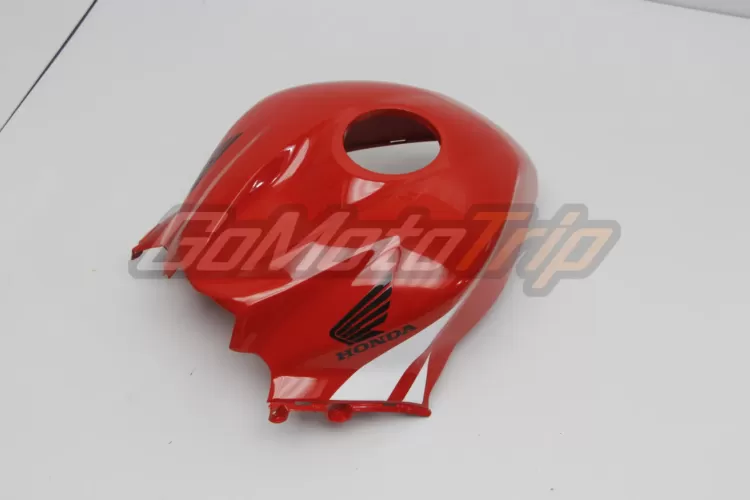 2009 2012 Honda Cbr600rr Red White Fairing 5