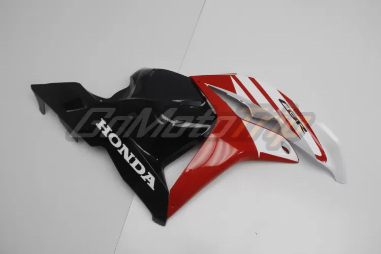 2009 2012 Honda Cbr600rr Red White Fairing 7