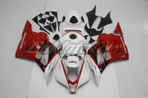 2009 2012 Honda Cbr600rr Red White Fairing2 1