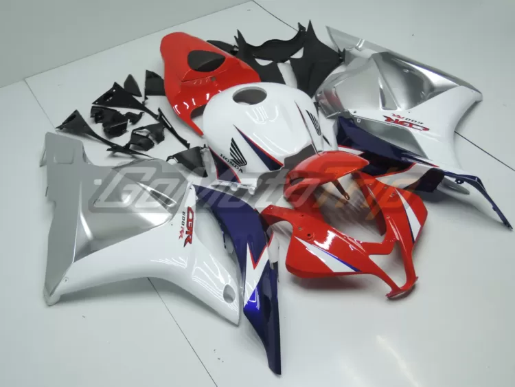 2009 2012 Honda Cbr600rr Tricolor Hrc Fairing 3