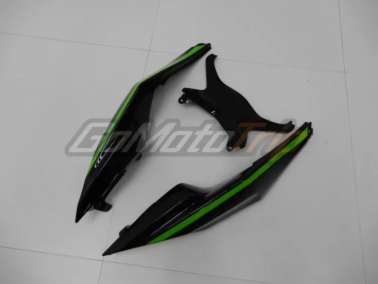 2009 2012 Kawasaki Ninja Zx 6r Black Green Fairing 13