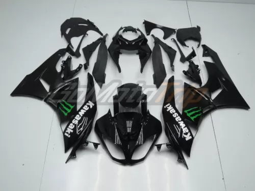 2009 2012 Kawasaki Ninja Zx 6r Monster Energy Fairing 1