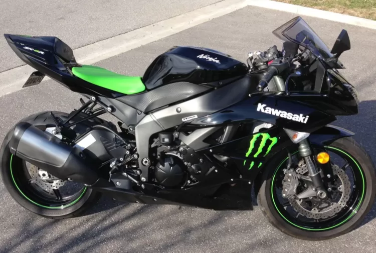 2009 2012 Kawasaki Ninja Zx 6r Monster Energy Fairing 13