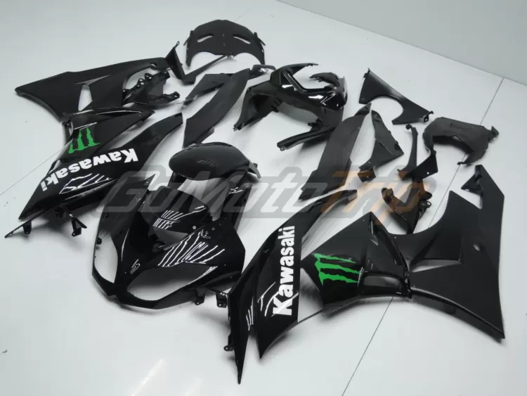 2009 2012 Kawasaki Ninja Zx 6r Monster Energy Fairing 2