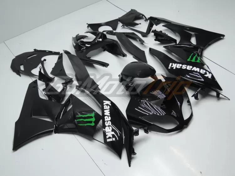 2009 2012 Kawasaki Ninja Zx 6r Monster Energy Fairing 3