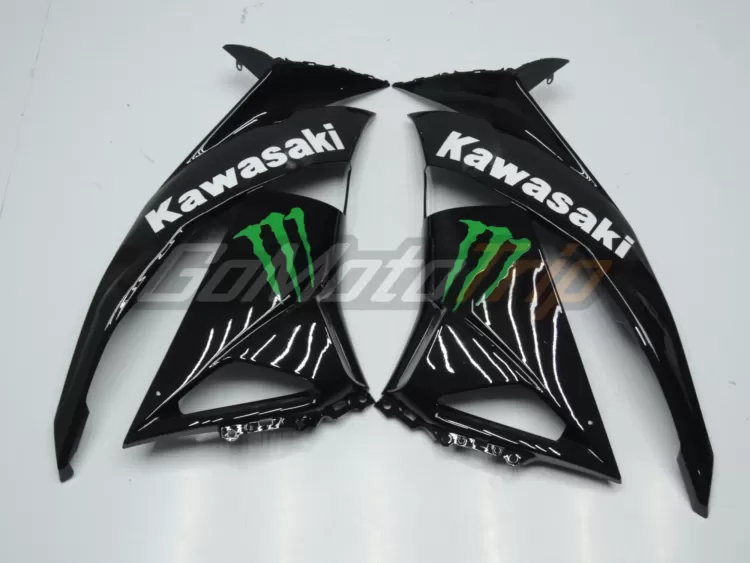 2009 2012 Kawasaki Ninja Zx 6r Monster Energy Fairing 8