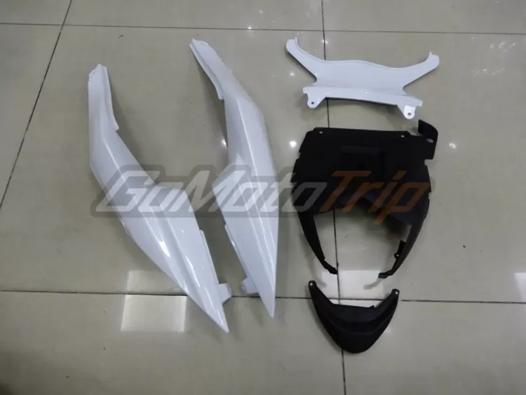 2009 2012 Kawasaki Ninja Zx 6r White Fairing 13