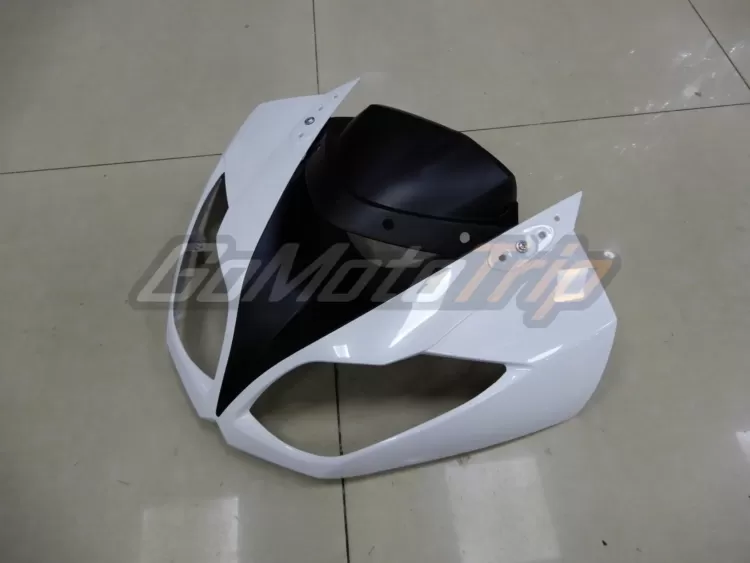 2009 2012 Kawasaki Ninja Zx 6r White Fairing 7