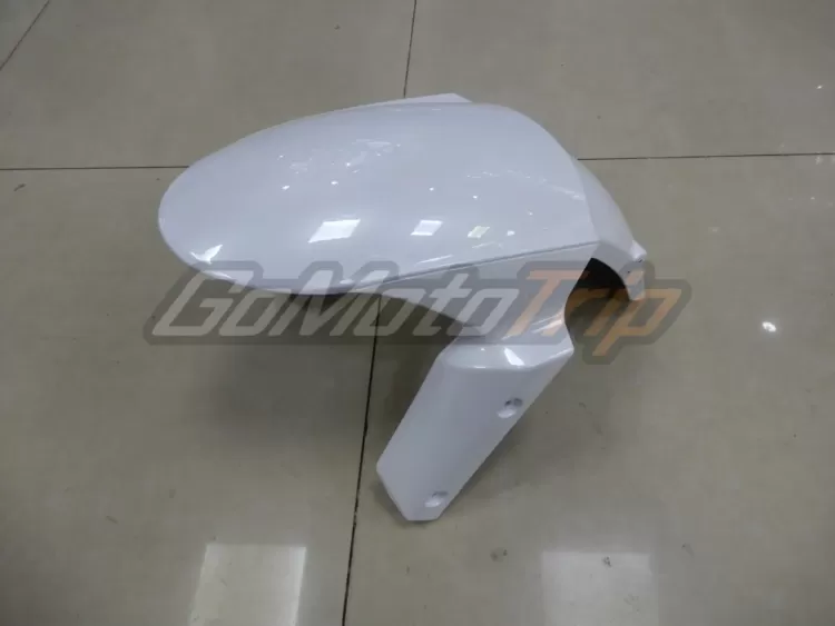 2009 2012 Kawasaki Ninja Zx 6r White Fairing 8