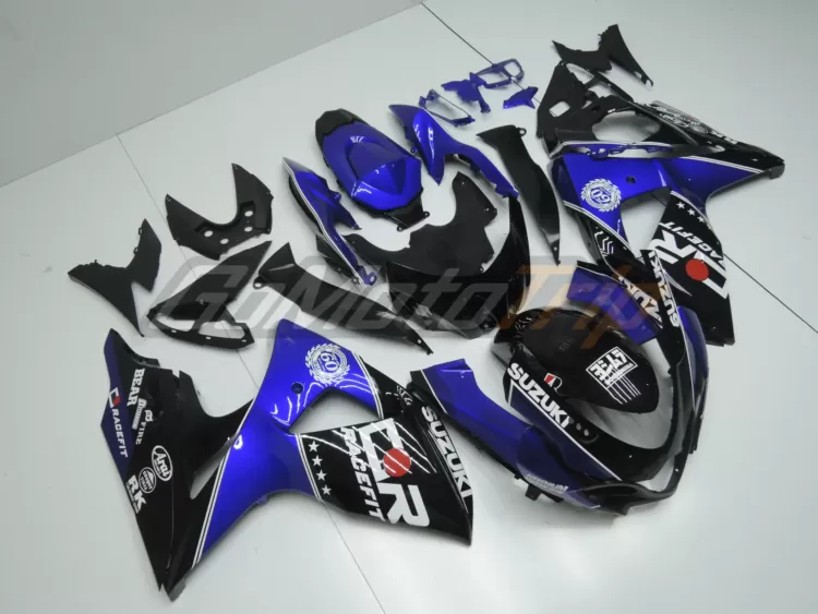 2009 2016 Suzuki Gsx R1000 Black Blue Fairing2 3