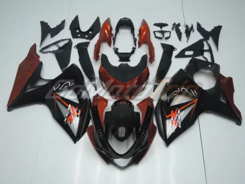 2009 2016 Suzuki Gsx R1000 Black Orange Fairing 1