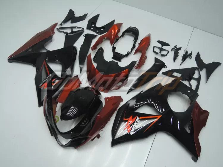 2009 2016 Suzuki Gsx R1000 Black Orange Fairing 2