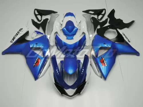 2009 2016 Suzuki Gsx R1000 Blue White Fairing 1