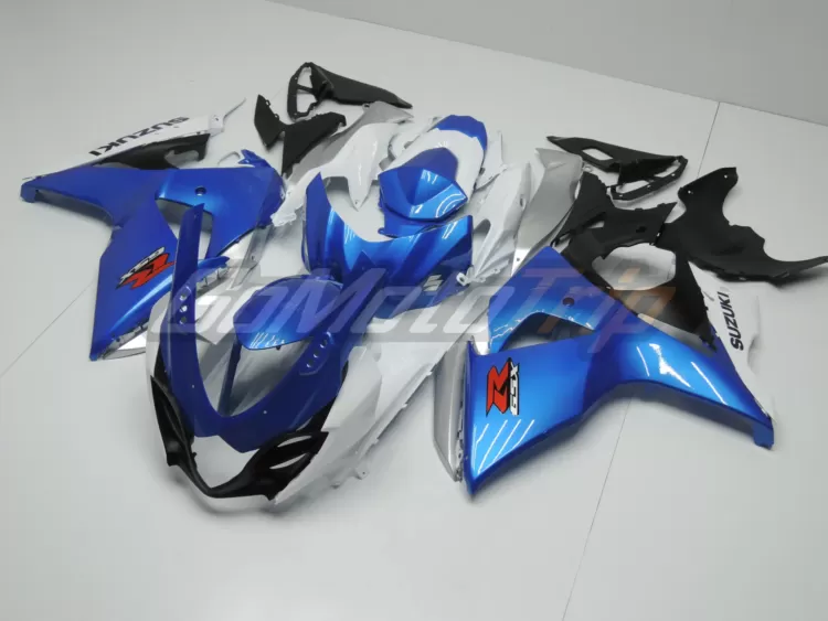 2009 2016 Suzuki Gsx R1000 Blue White Fairing 2