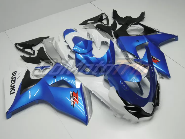 2009 2016 Suzuki Gsx R1000 Blue White Fairing 3