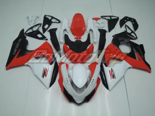 2009 2016 Suzuki Gsx R1000 Red White Fairing 1