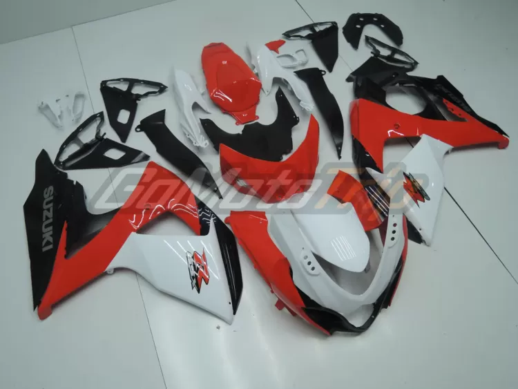 2009 2016 Suzuki Gsx R1000 Red White Fairing 3