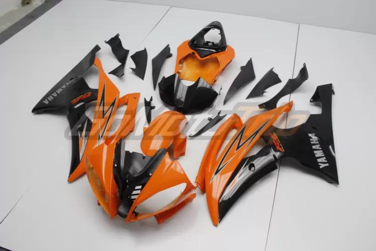 2009 Yamaha Yzf R6 Orange Fairing Edition 2