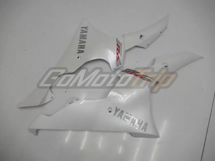 2009 Yamaha Yzf R6 Pearl White Fairing Edition 13