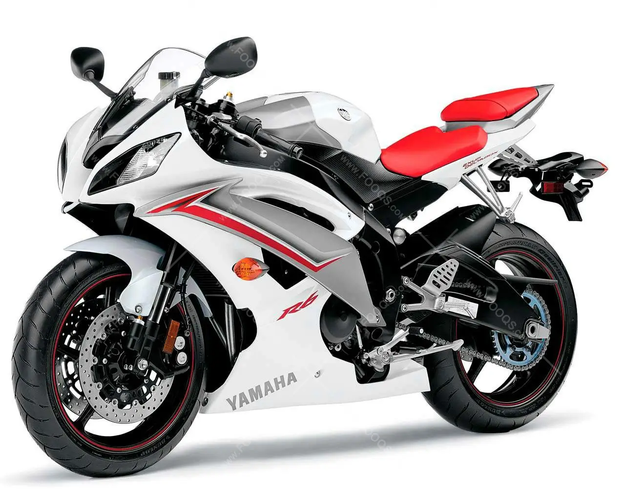 2009 Yamaha Yzf R6 Pearl White Fairing Edition 17