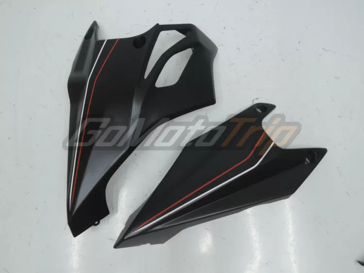 2010 2013 Kawasaki Z1000 Black Fairing 8