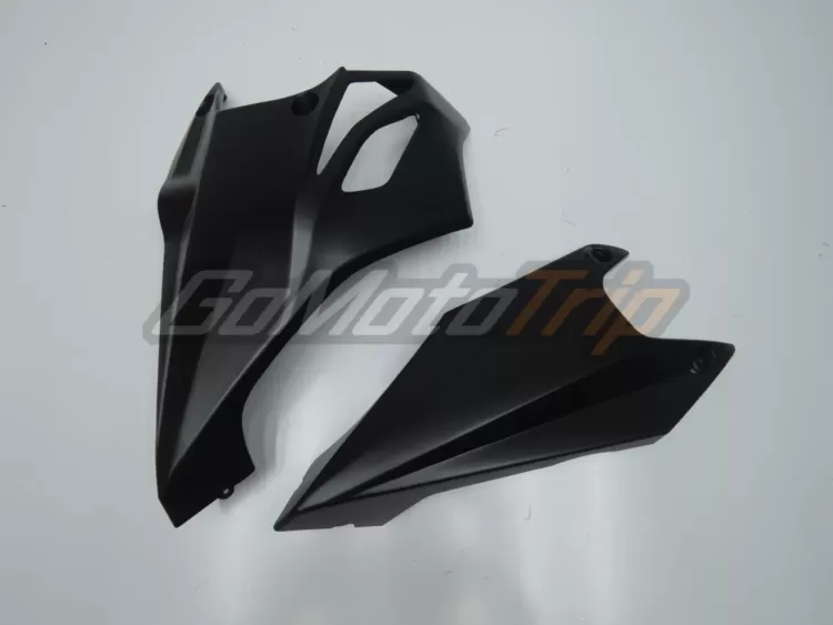 2010 2013 Kawasaki Z1000 Black Green Fairing 9