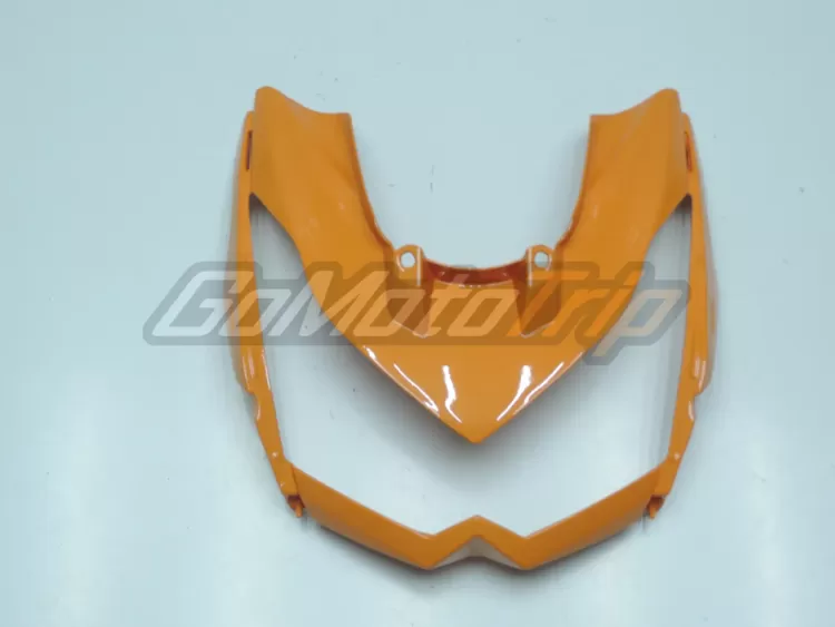 2010 2013 Kawasaki Z1000 Orange White Fairing 4