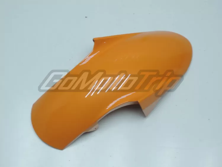 2010 2013 Kawasaki Z1000 Orange White Fairing 5