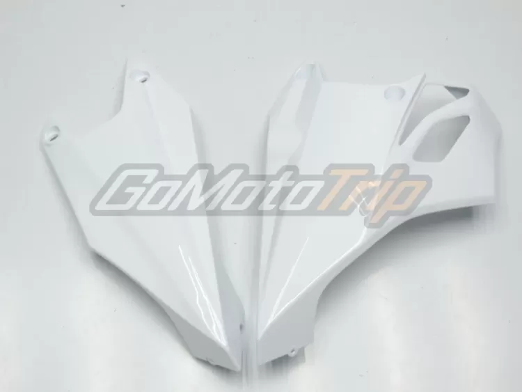 2010 2013 Kawasaki Z1000 Orange White Fairing 9