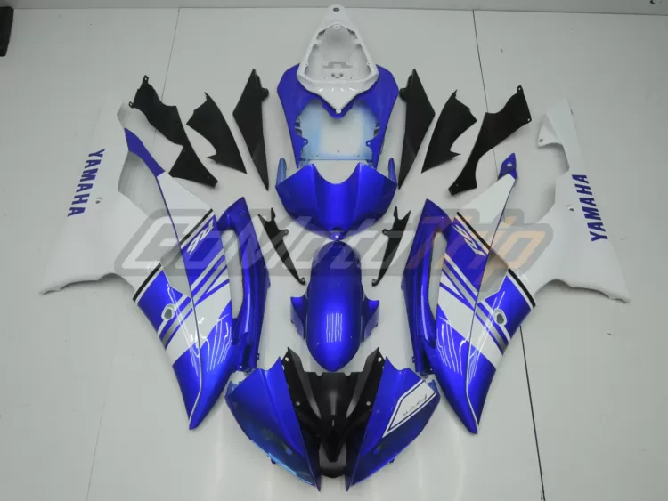 2010 Yamaha Yzf R6 Blue White Fairing Edition 1