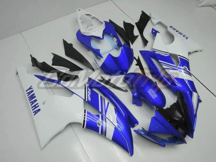 2010 Yamaha Yzf R6 Blue White Fairing Edition 3