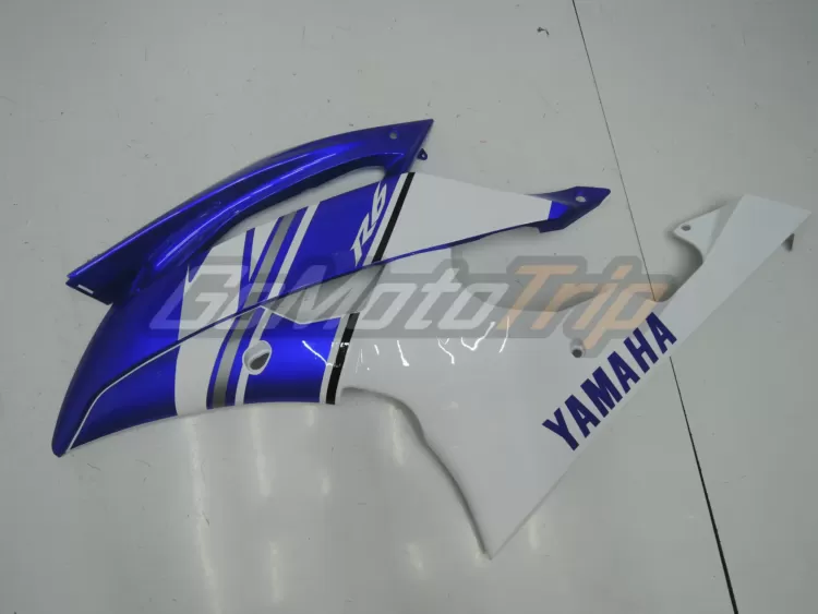 2010 Yamaha Yzf R6 Blue White Fairing Edition 8