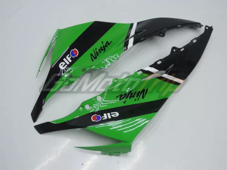 2011 2015 Kawasaki Ninja Zx 10r Black Green Fairing 10