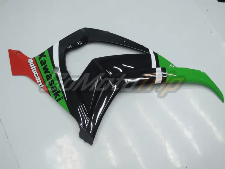 2011 2015 Kawasaki Ninja Zx 10r Black Green Fairing 13