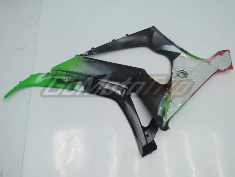 2011 2015 Kawasaki Ninja Zx 10r Black Green Fairing 14