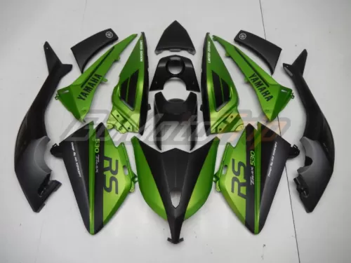 2012 2014 Yamaha Tmax 530 Black Green Fairing 1