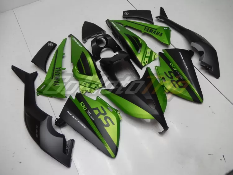 2012 2014 Yamaha Tmax 530 Black Green Fairing 3