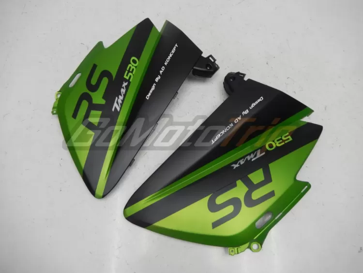 2012 2014 Yamaha Tmax 530 Black Green Fairing 9