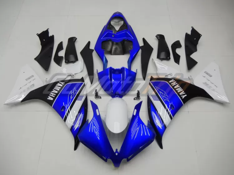 2012 2014 Yamaha Yzf R1 Blue Fairing 1