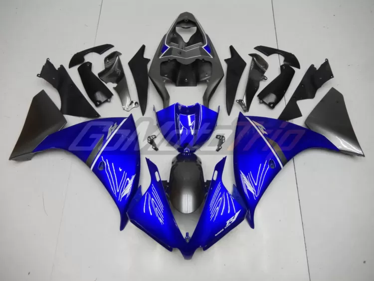 2012 2014 Yamaha Yzf R1 Blue Fairing2 1