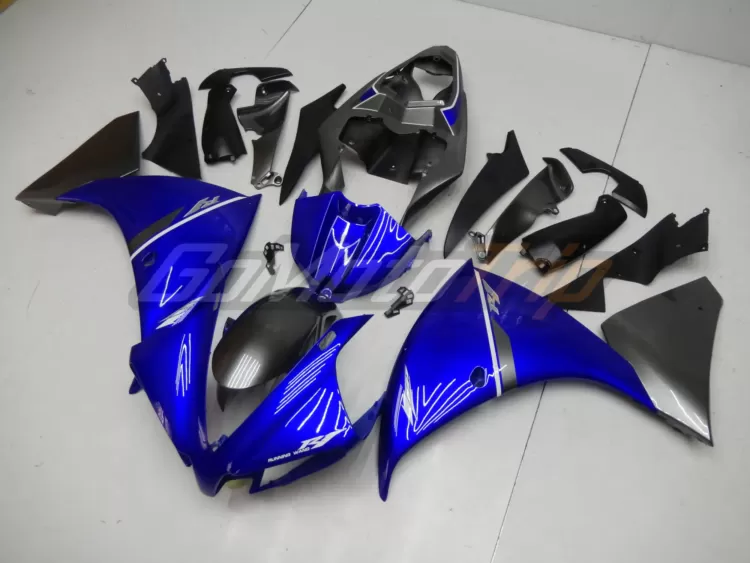 2012 2014 Yamaha Yzf R1 Blue Fairing2 2