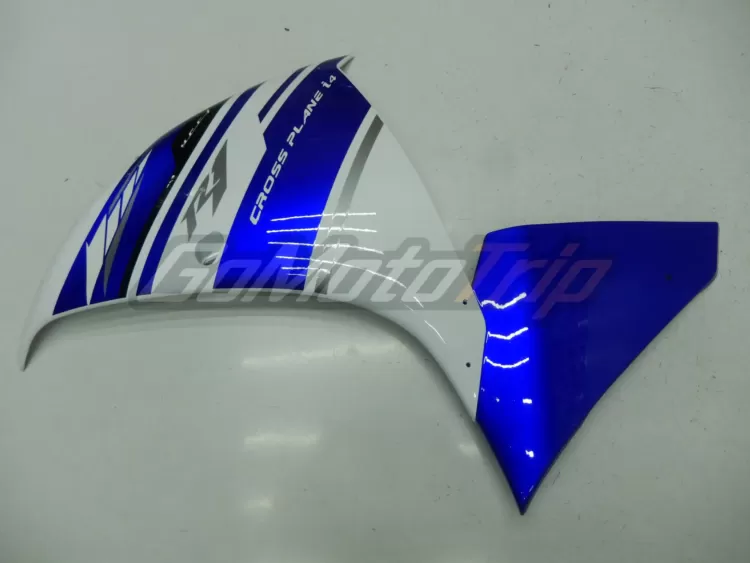 2012 2014 Yamaha Yzf R1 Blue White Fairing 8